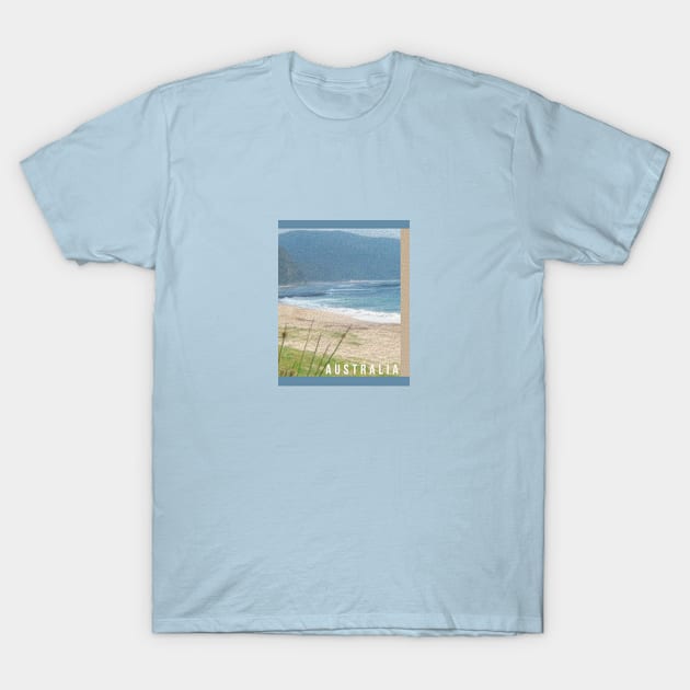 Australia - Beachside T-Shirt by Adam Clayton Graphics